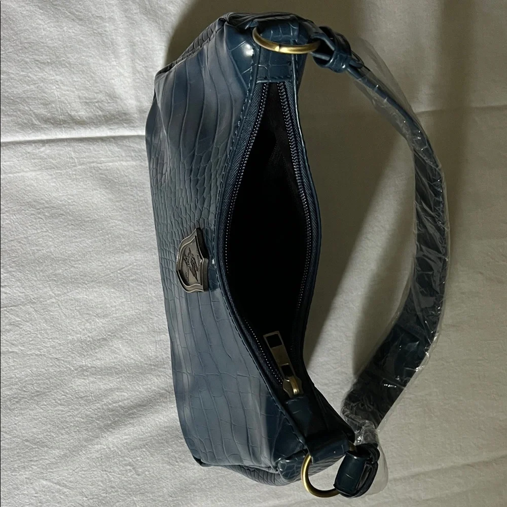Warner Bros. Navy Crocodile Pattern Shoulder Bag Ravenclawn new - Picture 5 of 5